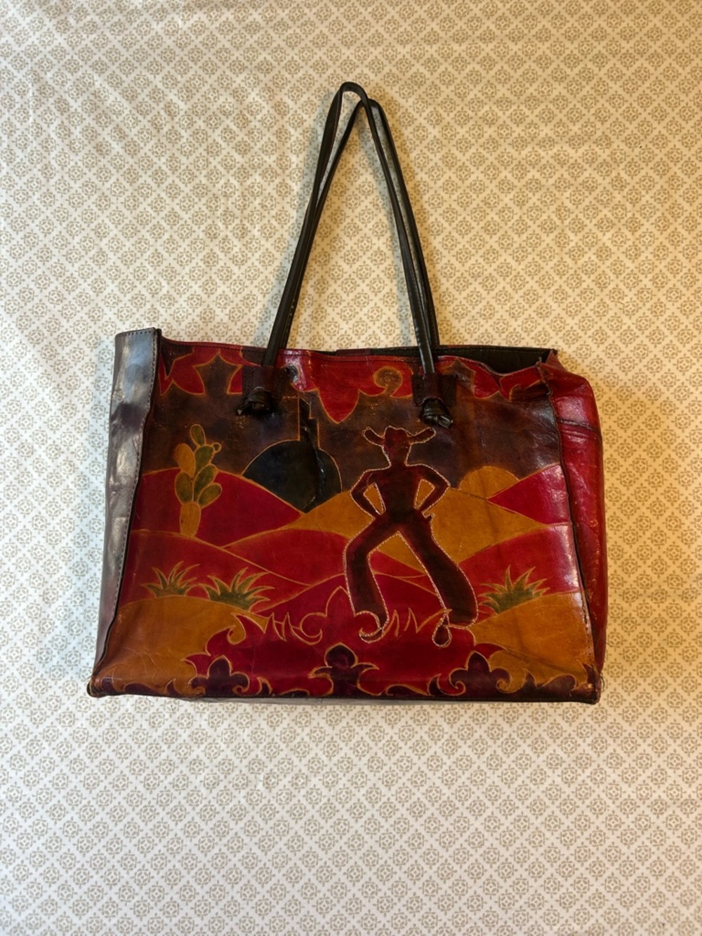ONE OF A KIND VINTAGE LEATHER BAG